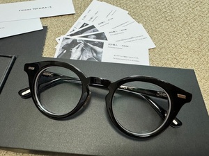 大人気枯渇品 YUICHI TOYAMA:5 都内正規代理店購入 POISSY レンズ入替調整のみ 新品同様極美品 ユウイチトヤマ カラー02 眼鏡 メガネ 