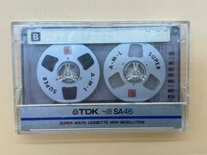 58. not yet inspection goods present condition goods TDK cassette tape SA46 that time thing retro 