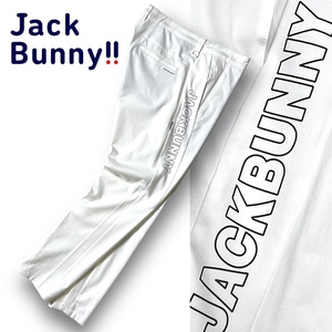  новый товар Jack Bunny!! Jack ba колено Pearly Gates хлопок tsu il высокий стрейч боковой Logo брюки Golf одежда 6 XL LL GOLF *B3827