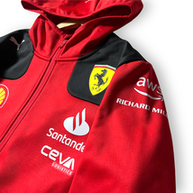 新品 PUMA Ferrari プーマ フェラーリ 定価2.5万 撥水 防風 防寒 保温 裏起毛 ソフトシェルジャケット ジップパーカー 763422 L ◆B1662c_画像6