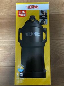 THERMOS サーモス 真空断熱スポーツジャグ 3.0L （ブラック）FJQ-3000 BK 保冷専用 水筒 大容量 未使用品　送料込み