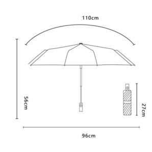 折り畳み傘 晴雨兼用 自動開閉 日よけ 雨 日傘 遮光 UVカット 軽量 ブルーの画像4