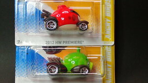 未開封 ホットウィール Hot Wheels 2012 アングリーバード＆ミニオン　2個セット