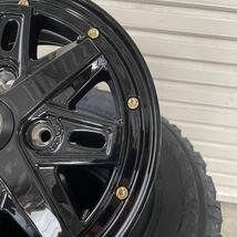 《フェニーチェRX2》ヨコハマ GEOLANDER M/T G003 145/80R12 80/78N ハイゼットキャリー サンバー N-VANエブリィ軽トラ　グロスブラック_画像6