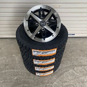 《フェニーチェRX2》TOYO OPEN COUNTRY R/T 145/80R12 トーヨー オープンカントリー アクティエブリィハイゼットNVAN ブラックポリッシュ