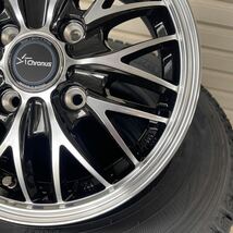 《クロノス》145/80R12◆ダンロップSV01◆軽トラ軽バンアクティエブリィサンバーNVANハイゼット　4本セットスタッドレス　CH-113_画像8