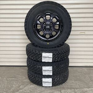 マッドクロス グレイス◆12X4.0J+43 100-4H◆JWL-T ブリヂストン◆RD-604◆145/80R12 145R12 6PR 軽トラ バンハイゼット ブラッククリア