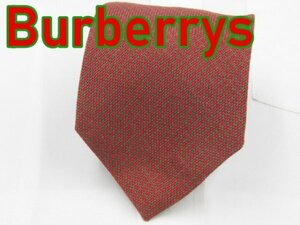 【バーバリー】 OC 924 バーバリー Burberrys ネクタイ 赤色系 格子柄 ジャガード