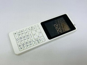 ★送料無料★ジャンク★ウィルコム PHS電話機 WX330J-Z E(WX330JE D) 2012年製★ホワイト★3426002238★SYS★05/29