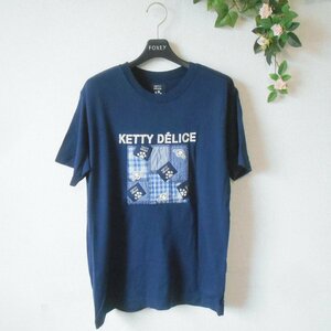 ケティ KETTY 半袖 Tシャツ M ロゴ 刺繍 & ワッペン 付 レディース カットソー