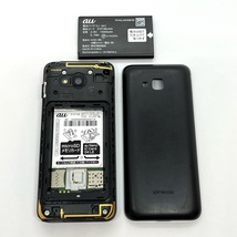 GRATINA KYF39 墨 ブラック au SIMロック解除済み 白ロム 4G LTEケータイ Bluetooth 携帯電話 ガラホ本体 送料無料 H13_画像10