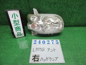 タント DBA-L375S 右 ヘッド ランプ ライト ASSY Xリミテッド R55 ヴェネチアンレッドメタリック コイト 100-51945 240275