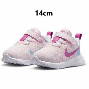 ナイキ NIKE キッズ ジュニア キッズ シューズ 14cm スポーツシューズ レボリューション6 ピンク DD1094-600