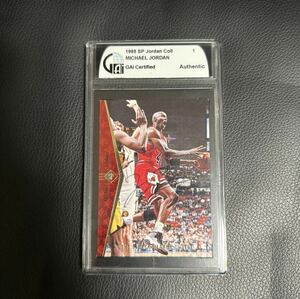 マイケル・ジョーダン　直筆サインカード　Michael Jordan auto AUTOGRAPH NBA NIKE ナイキ バスケ 鑑定済　シカゴブルズ　　1円スタート