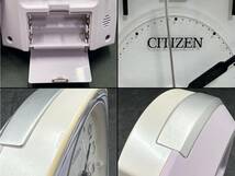 【動作品】 CITIZEN/シチズン 目覚し 時計 電波時計 置き時計 4RLA08_画像9