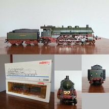 2☆ marklin メルクリン 33181 HOゲージ 蒸気機関車 鉄道模型 機関車 Reihe S 3/6 ドイツ製 現状品 同梱不可です_画像1