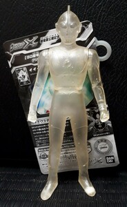 ☆BANDAI ウルトラマン 50周年 クリアゴールドラメver. (タグ・カード付き) 2016年 円谷プロ ソフビ (ウルトラヒーローX劇場公開記念SP)