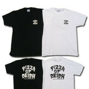 ラスト 新品 XLサイズ 黒 PIZZA TEE PIZZA OF DEATH Tシャツ ブラック ピザオブデス