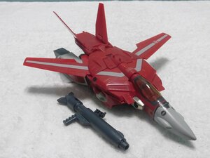 E073/ジャンク品【タカトクトイス 超時空要塞マクロス 変形ロボット バルキリー VF-1J ミリア機 計1点】当時物/レトロ/コレクション/玩具