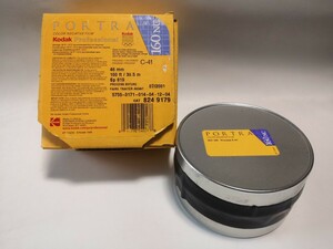 【希少】期限切れ・新品未使用・Kodak コダック カラーフィルム PORTRA 160 NC 46mm×100ft(30.5m) ベスト判