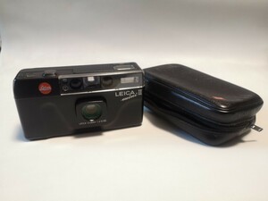 [1 jpy start ] Leica Leica Mini 2 LEICA MINI Ⅱ L ma-35mm elmar 3.5/35 original soft case attaching 
