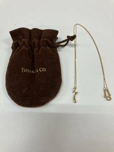 j5d30 ティファニー ネックレス TIFFANY アクセサリー 18KTE 1.58g