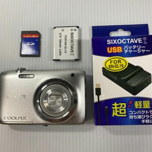 『美品　動作確認済』Nikon COOLPIX ニコン コンパクトデジタルカメラ A100