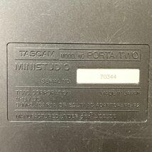 希少 TASCAM タスカム MINISTUDIO PORTA TWO マルチトラックレコーダー カセットテープ MTR_画像9