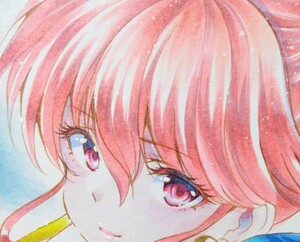 Art hand Auction Shikishi [Yoko Asagiri, Dream War Chronicles Leda] Doujinshi, original, hand-drawn illustration, girl, illustration, Comics, Anime Goods, Hand-drawn illustration