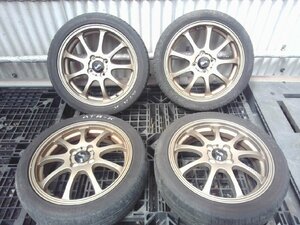 ☆ LM SPORT 16インチ 16×5J アルミホイール 4本 165/50R16 ★ 個人宅配達不可 ★ 【中古】