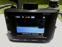 ☆ COMTEC コムテック ドライブレコーダー ZDR016 前後2カメラ GPS搭載 200万画素 ドラレコ【中古】_画像4