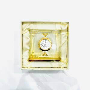 1 jpy ~*MIKIMOTO Mikimoto bracket clock objet d'art Gold Y2405-3