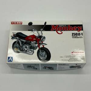 【売切り！】未組立て　プラモデル　アオシマ　HONDA　MONKEY　ホンダ　モンキー　Z50JZ-1　カスタム 武川仕様Ver.2　No,24　1/12 