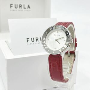 稼働品 美品　FURLA フルラ WW00004001L1 クォーツ レディース腕時計　箱付き　05-0415