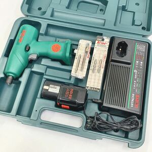 美品 動作品 HITACHI 日立工機 WH 12DE コードレス インパクトドライバ DC 12V 電動工具 充電器付き UC12YB 05-0427☆