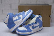 179【1円～】NIKE ナイキ 1999年製 デットストック DUNK HIGH NORTH CAROLINA 630335-144 27.0cm スニーカー_画像1