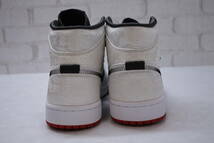 182◆未使用品【1円～】CLOT クロット NIKE ナイキ Air Jordan 1 Mid SE Fearless ホワイト ブラック レッド CU2804-100 28.5cm スニーカー_画像5