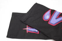 251【1円～】PURPLE STAIN(パープルステイン)Spray Logo Denim Pants デニムパンツ ロゴ ブラック_画像6