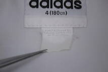 ◎782【1円～】adidas アディダス 00s テコンドー メッシュシャツ ホワイト 180cm Lサイズ_画像4