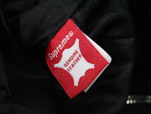 279【1円～】Supreme シュプリーム 2022 ファットティップジャガード デニムバックパック リュック ブラック 鞄_画像8