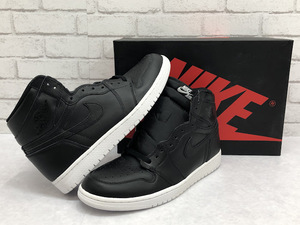844* не использовался товар *NIKE Nike Air Jordan 1 Retro High Cyber man te- воздушный Jordan AJ1 2015 черный спортивные туфли 29.0cm