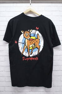 793【1円～】Supreme シュプリーム 22SS Deer Tee Mサイズ 鹿 半袖 Tシャツ ロゴ プリント