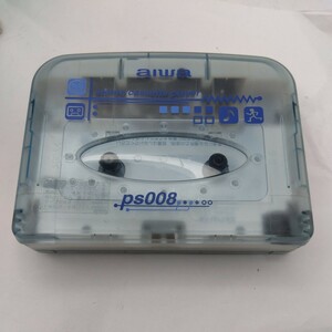アイワ AIWA HS-PS008 ポータブル カセット 　プレーヤー 　スケルトンケース　動作品