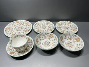 MINTON Minton is Don hole plate bowl cup & saucer 6 piece together 