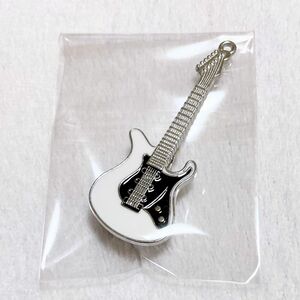 【新品未使用】 ギター ヘアクリップ ヘアピン エレキギター ホワイト 白