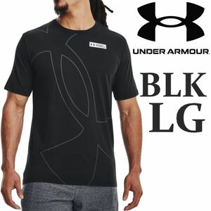 新品 黒 L アンダーアーマー メンズ 半袖Tシャツ スポーツ Tシャツ