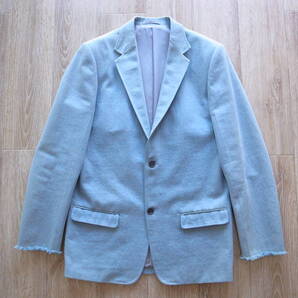 class デニム テーラード ジャケット 2 M pool by class 堀切 ブルー ブリーチ クラス