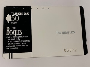 ★☆【未使用】ビートルズ 1989 THE BEATLES 05072 テレカ テレフォンカード 50度数 1枚☆★