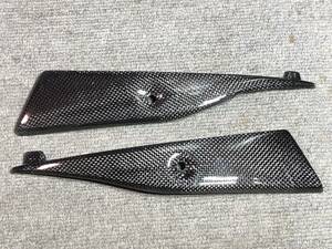 GPZ900R GPZ750R ninja flat woven carbon upper cowl end 