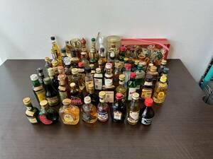 *.5816 Kanagawa prefecture inside limitation shipping large amount Mini bottle sake 64ps.@set brandy whisky liqueur Spitz 